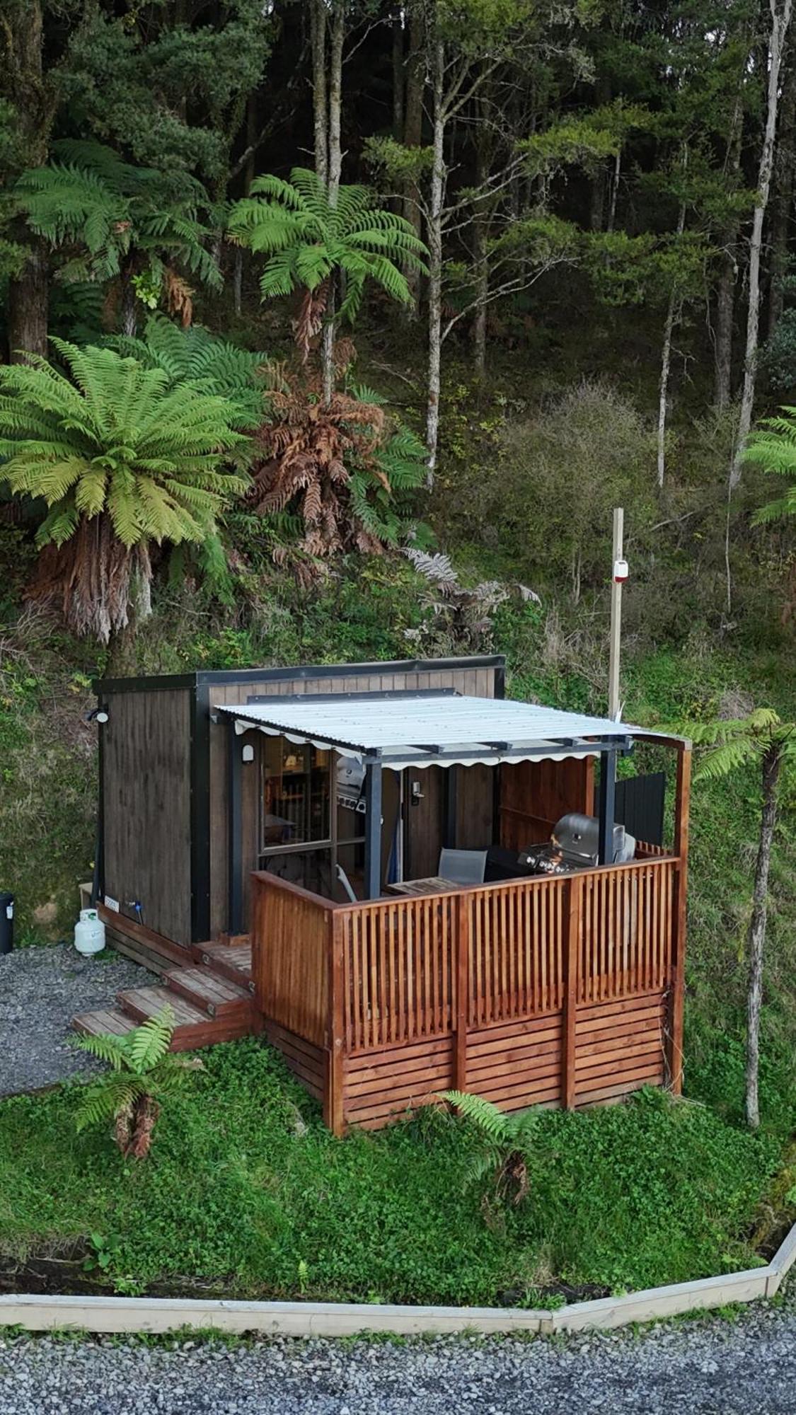 Bush Cabin Your Own Place Stunning Views Taumarunui Eksteriør bilde
